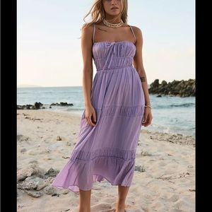NWT Free People Taking Sides Maxi Dress
